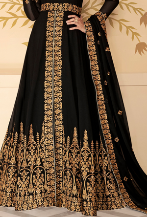 Black Anarkali Suit