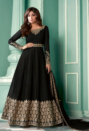 Black Anarkali Suit