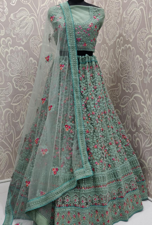 Green Lehenga Choli