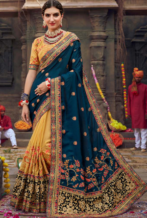 Multicolor Designer Saree