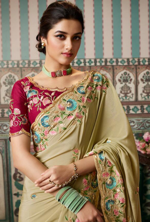 Multicolor Saree