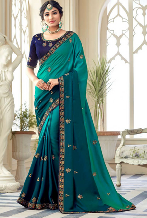 Green Silk Saree