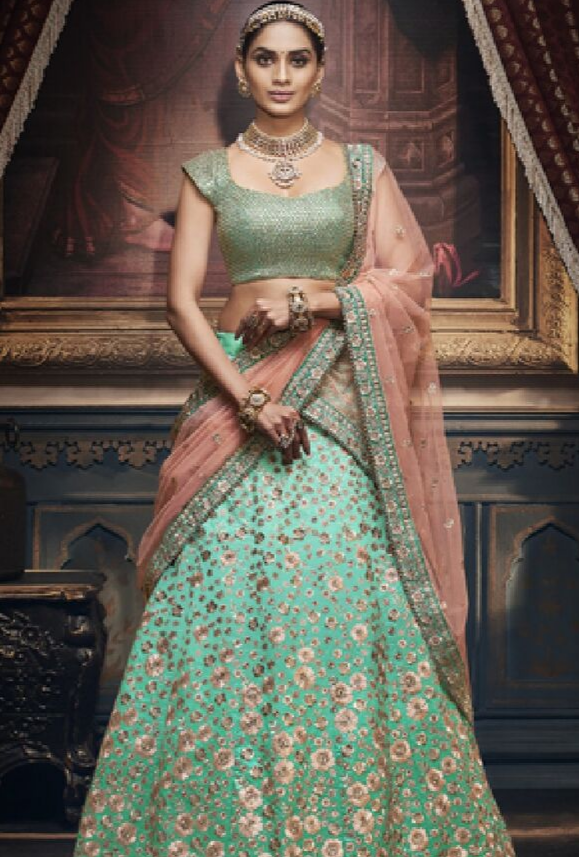 Firozi hotsell lehenga choli