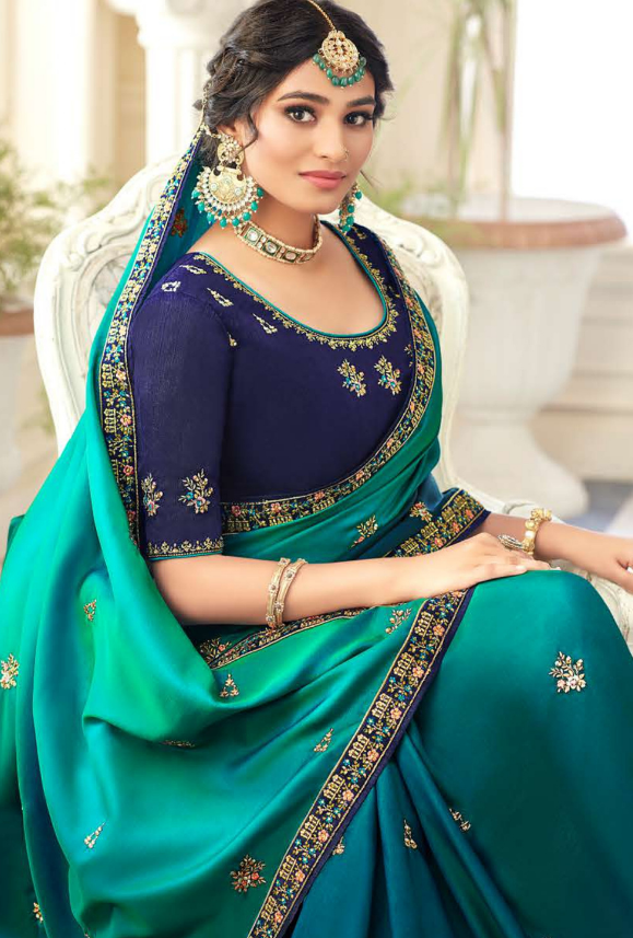 Green Silk Saree