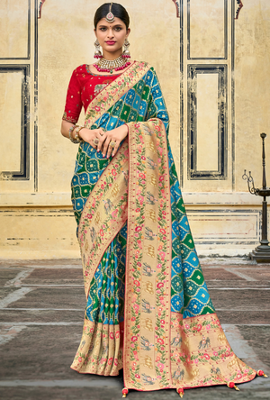 Multicolor Saree