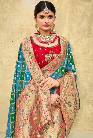 Multicolor Saree