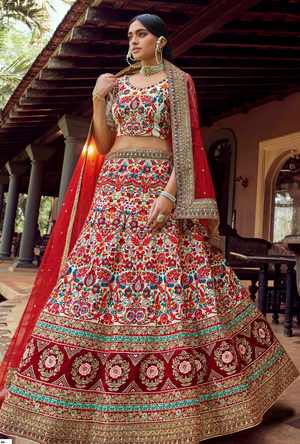 Off White Lehenga Choli