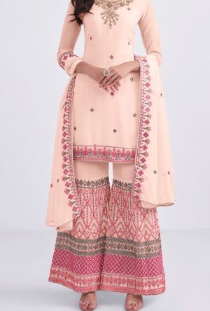 Peach Salwar Suit