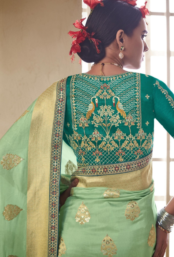 Green Saree