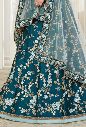 Sea Green Lehenga Choli