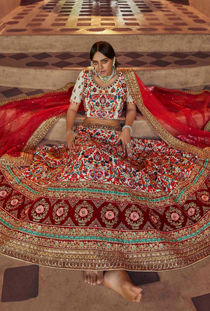 Off White Lehenga Choli