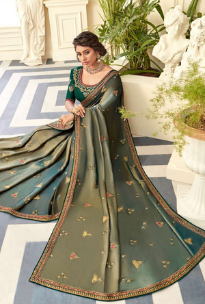 Green Silk Saree