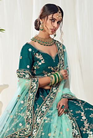 Green Lehenga Choli