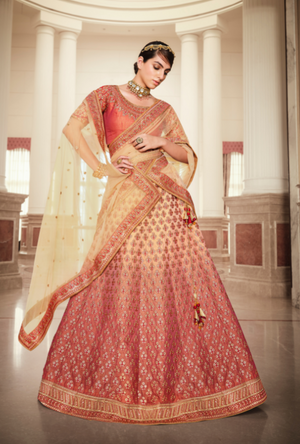 Multicolor Bridal Lehenga Choli set