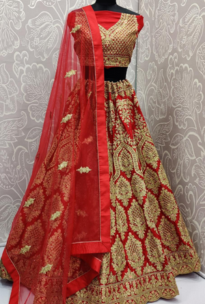 Red Lehenga Choli