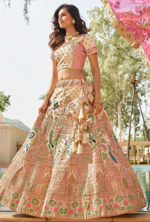 Multicolor Bridal Lehenga Choli