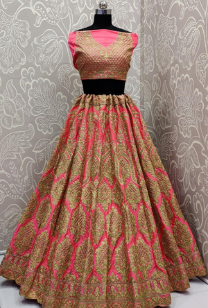 Pink Lehenga Choli