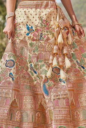 Multicolor Bridal Lehenga Choli