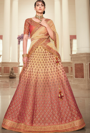 Multicolor Bridal Lehenga Choli set