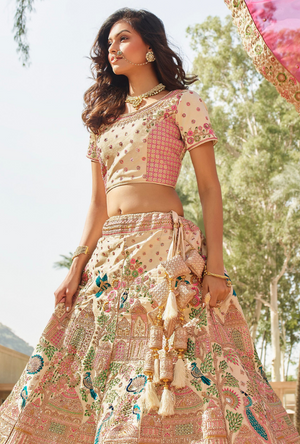 Multicolor Bridal Lehenga Choli