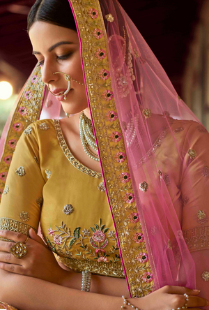 Mustard Lehenga Choli