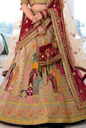 Multicolor Royal Lehenga Choli set