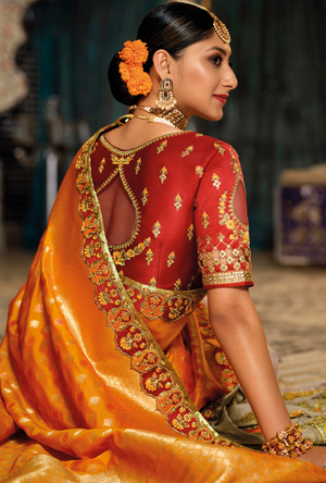 Multicolor Designer Saree