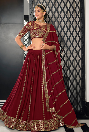 Red Lehenga