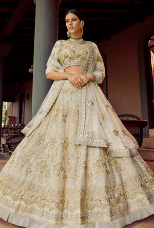 Off White Lehenga Choli