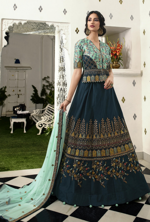 Green Lehenga Choli - Desi Royale