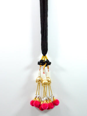 Pearl Lotan Parandi with Pink tassles - Desi Royale