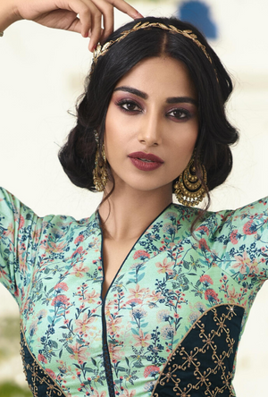 Green Lehenga Choli - Desi Royale