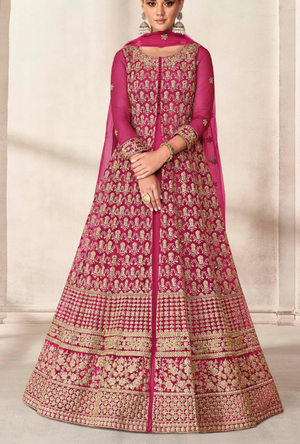 Pink Anarkali Dress