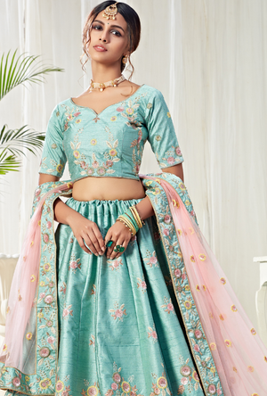 Blue Lehenga Choli