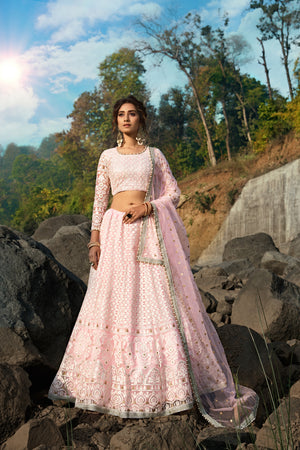 Pink Lehenga Choli