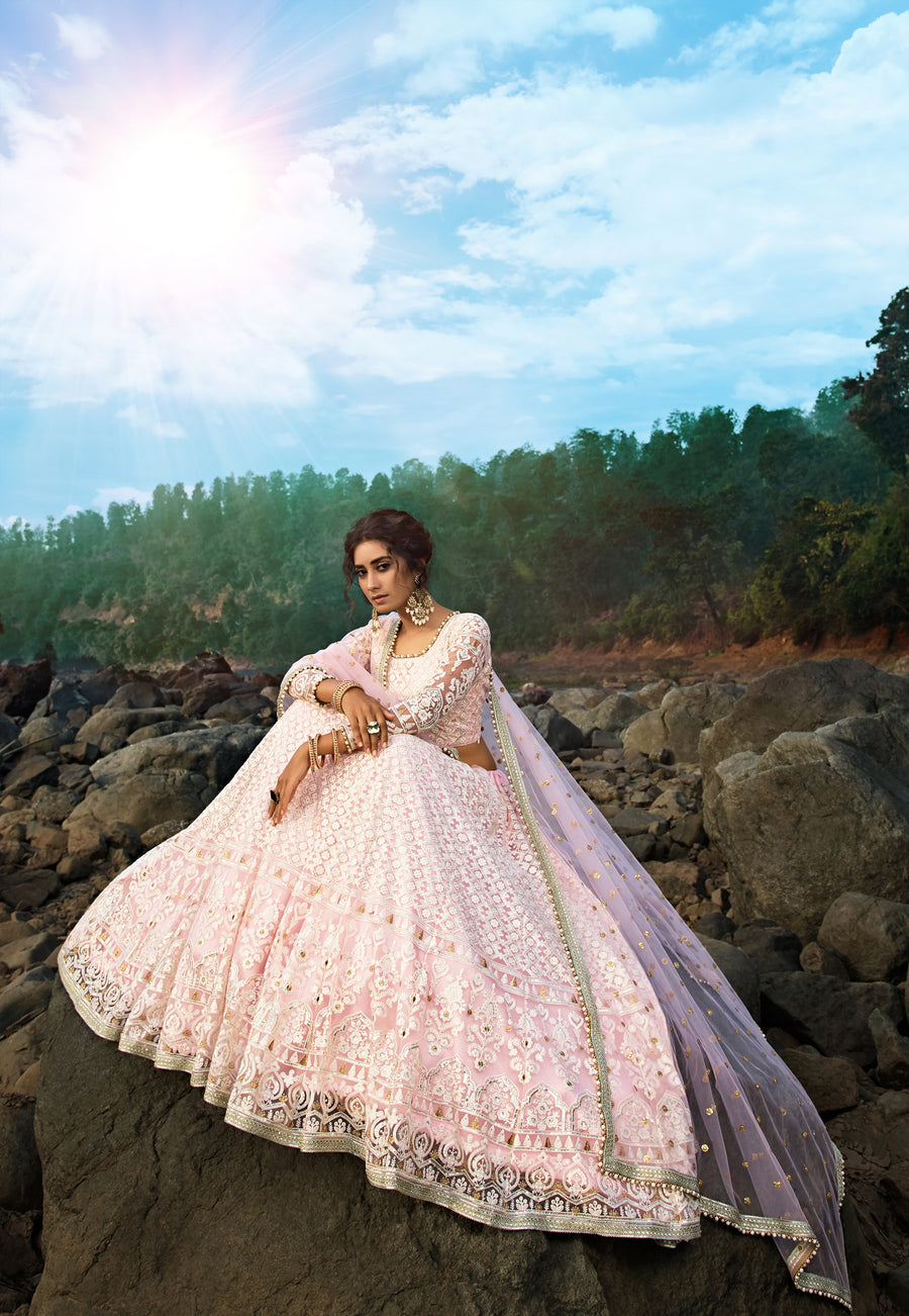 Pink Lehenga Choli