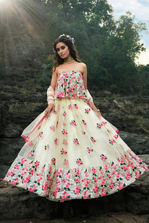 Off White Lehenga Choli