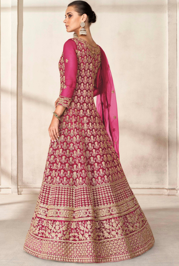 Pink Anarkali Dress