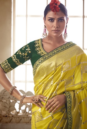 Yellow Saree