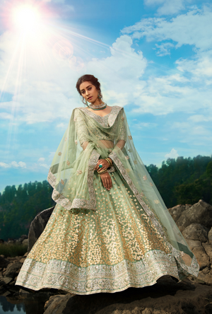 Green Lehenga Choli