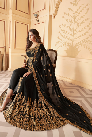 Black Anarkali Suit