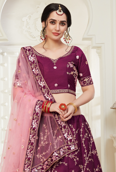 Make Your Contrast Maroon Lehenga Pop with These Numerous Blouse Color  Choices - Ethnic Plus