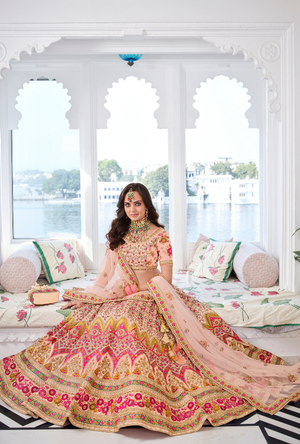 Pink Royal Lehenga Choli set