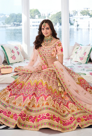 Pink Royal Lehenga Choli set