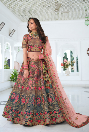 Pink Royal Lehenga Choli set