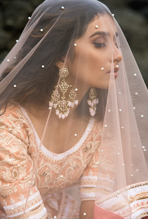 Peach Lehenga Choli