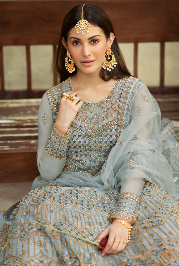 Blue Anarkali Suit