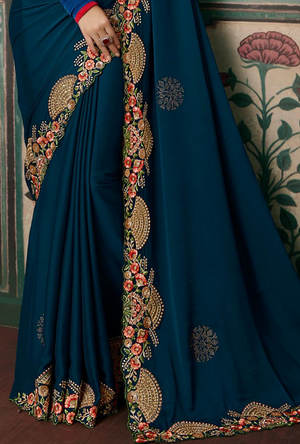 Blue Saree