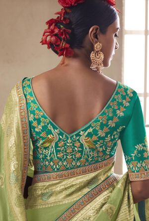 Green Saree