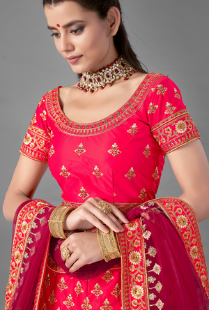 Pink Lehenga Choli